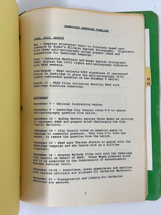 1980s American Feminist Anti-pornography Movement Lot
