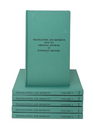 Item #17351 Translations and Reprints from the Original Sources of European History, 6 Volume Set