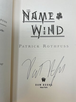 The Name of the Wind SIGNED 10TH ANNIVERSARY DELUXE EDITION W/ SPRAYED EDGES