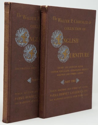 Magnificent Queen Anne & Georgian Cabinetwork from the Collection of Walter P. Chrysler, Jr., Parts One and Two [Complete, Two Volume Set]
