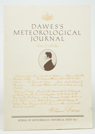 Item #3771 Dawes's Meteorological Journal (Department of Science and Technology Bureau of...