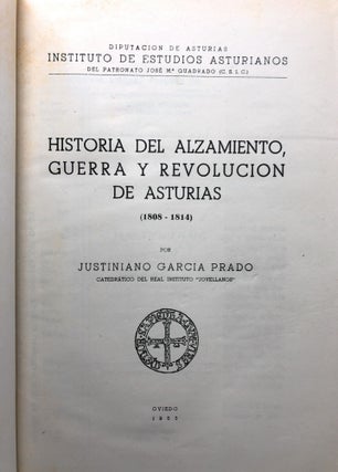 Historia del Alzamiento, Guerra y Revolucion de Asturias (1808-1814)