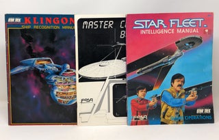 Item #4388 STAR TREK, 3 Books from FASA: Klingon Ship Recognition Manual, Master Control Book,...