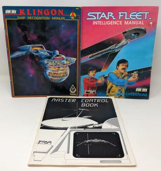 STAR TREK, 3 Books from FASA: Klingon Ship Recognition Manual, Master Control Book, Star Fleet Intelligence Manual