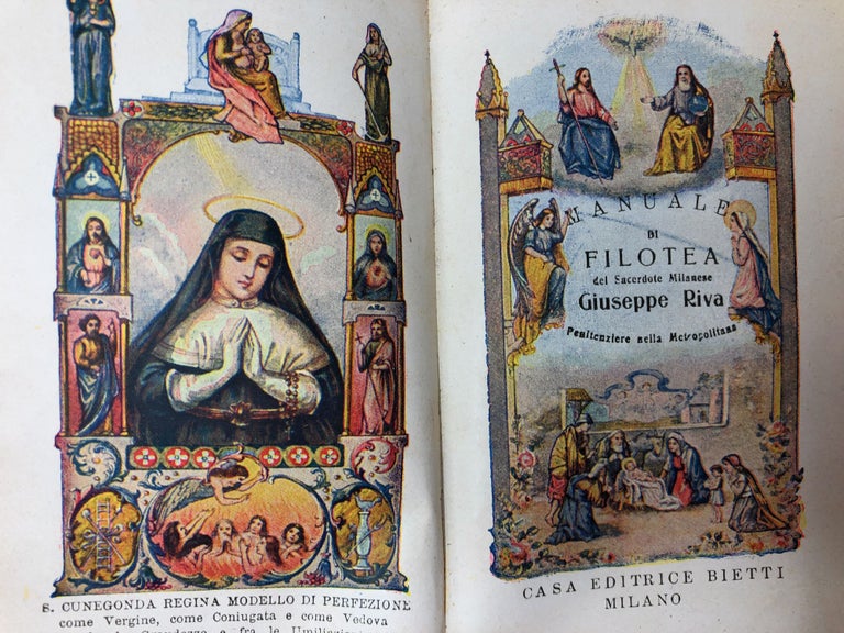 Item #4397 Manuale di Filotea del Sacerdote Milanese. Guiseppe Riva.