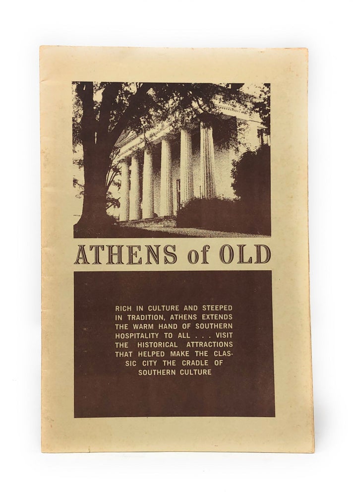 Item #4435 Athens of Old [Athens, Georgia Tourist Guide]