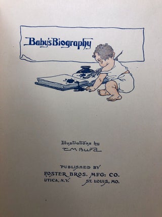 Baby's Biography [Antique Baby Book, Filled Out]