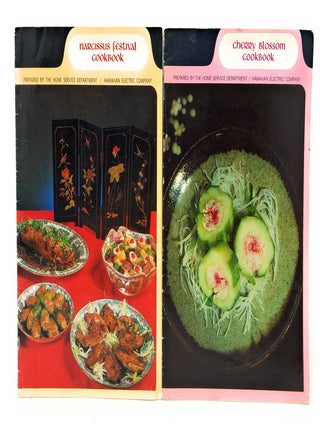 Item #4499 Narcissus Festival Cookbook and Cherry Blossom Cookbook 1960s/70s HAWAIIAN COOKBOOKS