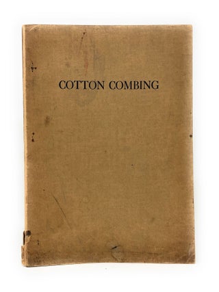 Item #4518 Cotton Combing VINTAGE FARM GUIDE. Gilbert R. Merrill