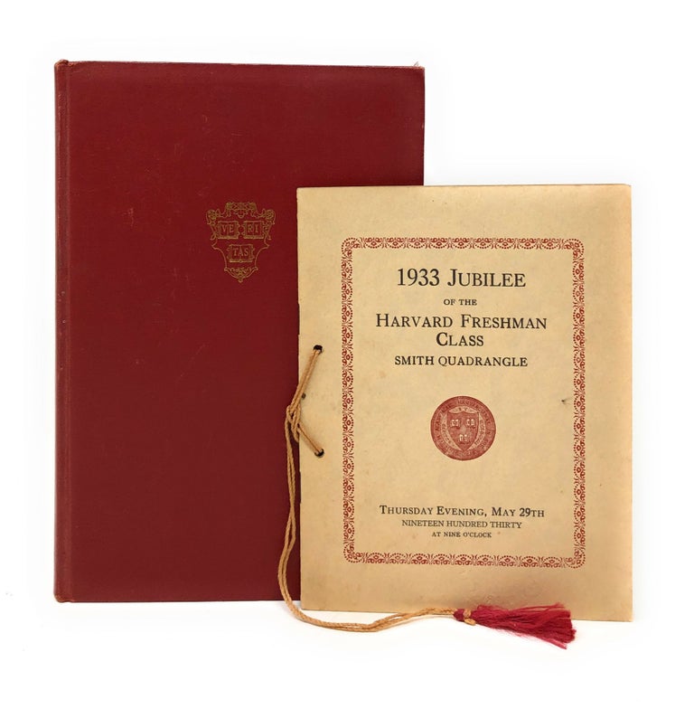 Item #4522 Notes on the Harvard Tercentenary with 1933 Jubilee of the Harvard Freshman Class