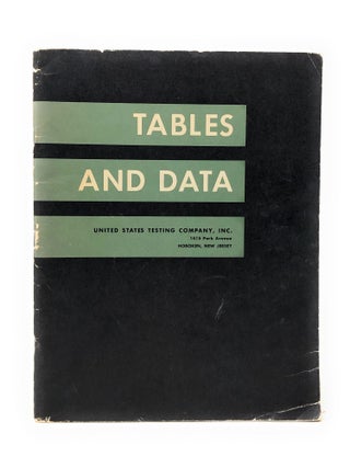 Item #4569 Selected Scientific and Engineering Tables and Data