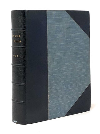 Item #5420 The Essays of Elia DOUGLAS AND FOULIS FINE BINDING. Charles Lamb, Alfred Ainger,...