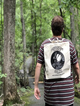 Item #5650 The Underground Books Tote-Pak: Converts from Tote to Backpack!