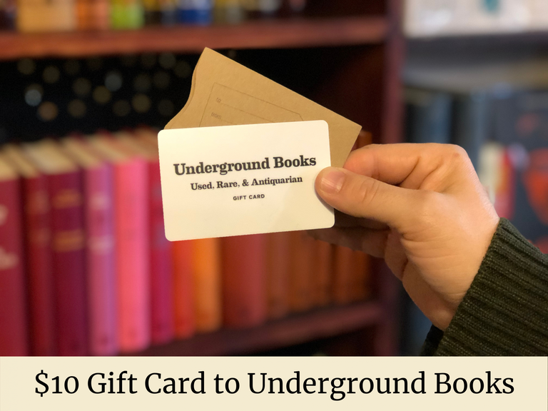 Item #5703 $10 Gift Card to Underground Books
