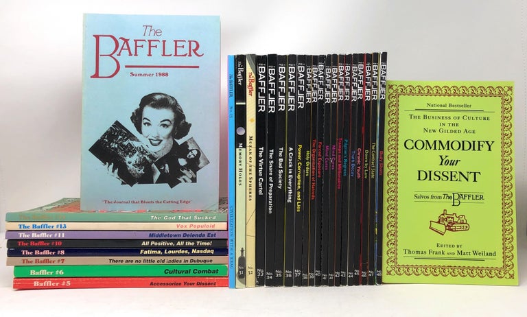 Item #5817 The Baffler, 29 Issues: Numbers 1, 5, 6, 7, 8, 10, 11, 13, 14, 15, 32, 33, 34, 35, 36, 37, 38, 39, 40, 41, 42, 43, 44, 45, 46, 47, 48, and Commodify Your Dissent. Thomas Frank, Keith White, Matt Weiland, Jonathan Sturgeon.