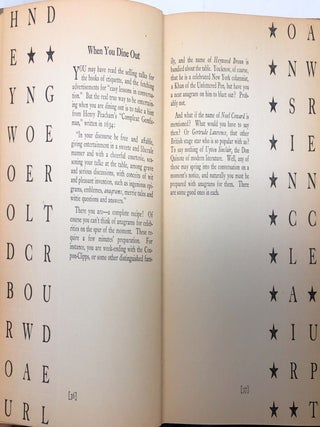Show 'Em Up in Anagrams: The Perforated Game-Book of That Noble Sport of Philosophers, Poets and Kings, 280 B.C.-1929 A.D.