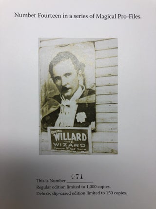 Willard: A Life Under Canvas SIGNED DELUXE LIMITED EDITION