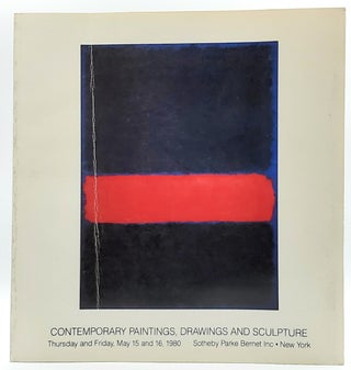 Item #6631 Contemporary Paintings, Drawings and Sculpture (Sale Number 4379). John L. Marion,...
