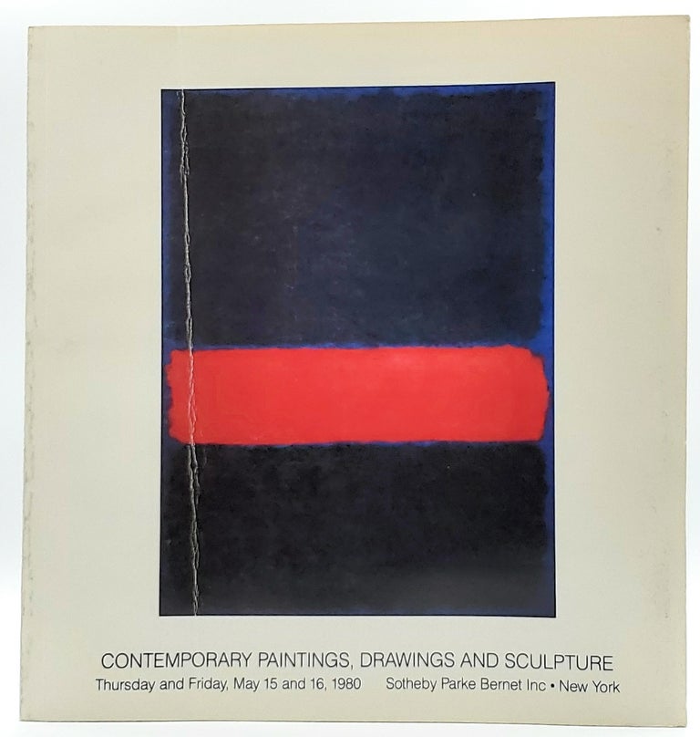 Item #6631 Contemporary Paintings, Drawings and Sculpture (Sale Number 4379). John L. Marion, President.