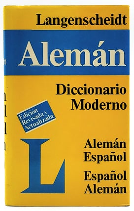 Item #6770 Diccionario Moderno Langenscheidt De Los Idiomas Alemán Y Español