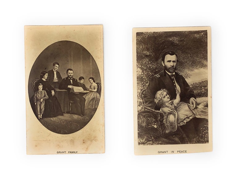 Item #7038 Circa 1870s Pair of Ulysses S. Grant CDV Cards