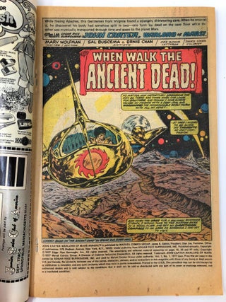 Edgar Rice Burroughs' Warlord of Mars: Annual #1, Issue #2, and Issue #3 [Three Marvel Comics]