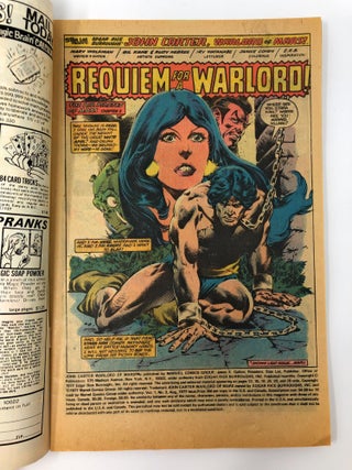 Edgar Rice Burroughs' Warlord of Mars: Annual #1, Issue #2, and Issue #3 [Three Marvel Comics]