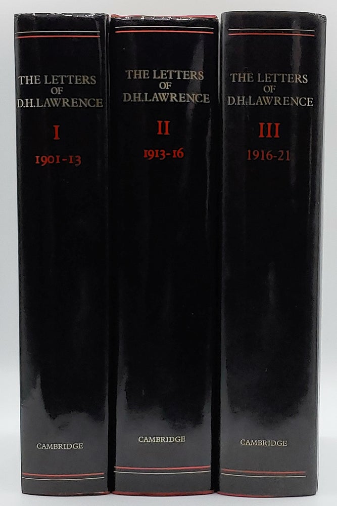 Item #7401 The Letters of D.H. Lawrence (The Cambridge Edition of the Letters and Works of D.H. Lawrence) [Three Volumes]. D. H. Lawrence, James T. Boulton, George J. Zytaruk, Andrew Robertson.