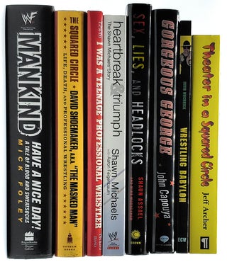 Item #7956 [Lot of 8 Books on Professional Wrestling] Theater in a Squared Circle; Wrestling...