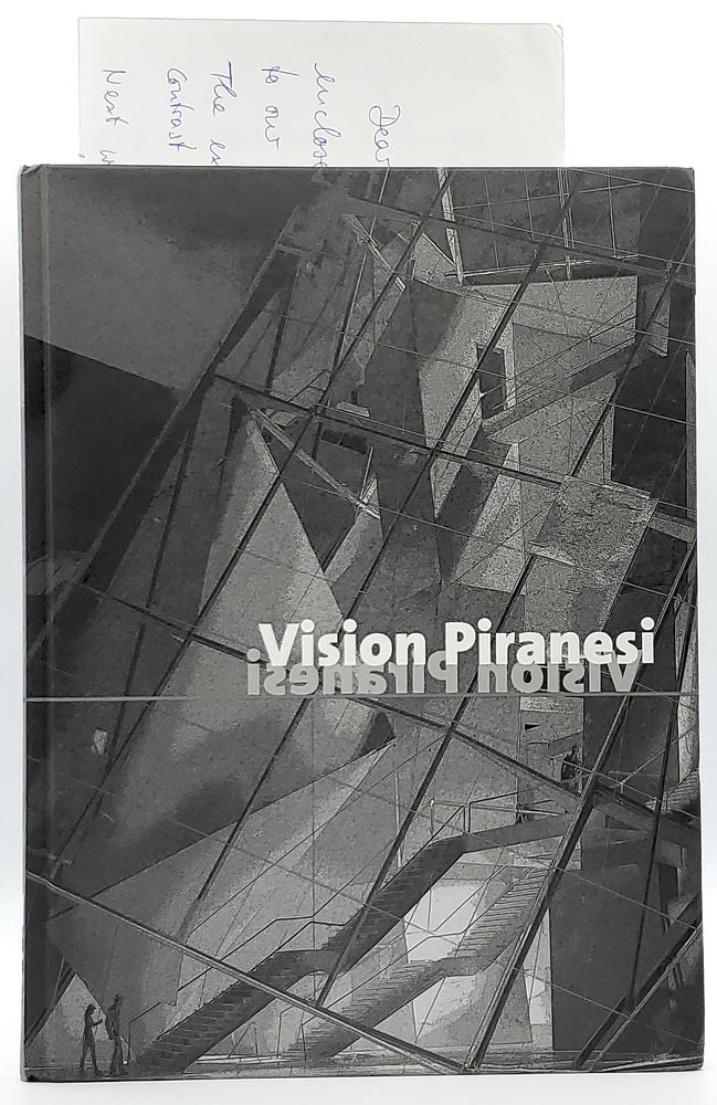 Item #7985 Vision Piranesi (German Text). Marcel Baumgartner, Max Stemshorn, Susanne Grötz, Corinna Höper, Ursula Quecke.