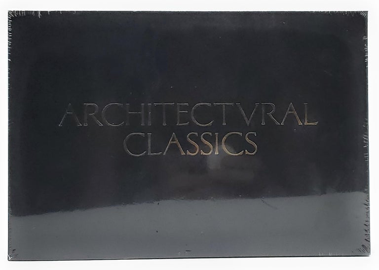 Item #8082 Architectural Classics Notecards: 20 Prints and Envelopes (20 different cards on luxe paper, 9" x 6", gold foil stamped box)