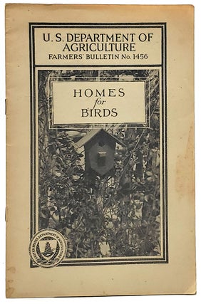 Item #8272 Homes for Birds (U.S. Department of Agriculture Farmers' Bulletin No. 1456