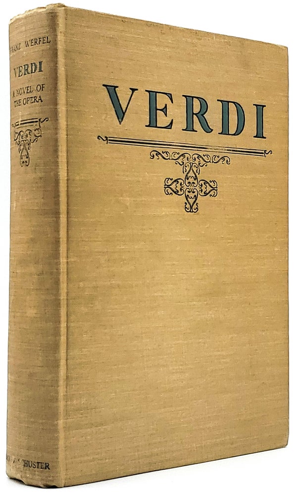 Item #8571 Verdi: A Novel of the Opera. Franz Werfel, Helen Jessiman, Trans.