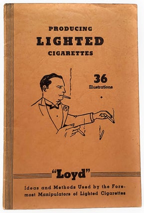 Item #8939 Producing Lighted Cigarettes. E. Loyd Enochs