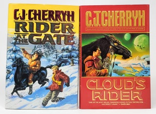 Item #9072 Cloud's Rider; Rider at the Gate [TWO FIRST EDITIONS]. C. J. Cherryh