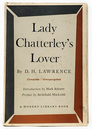 Item #9193 Lady Chatterley's Lover. D. H. Lawrence, Mark Schorer, Archibald MacLeish, Intro.,...