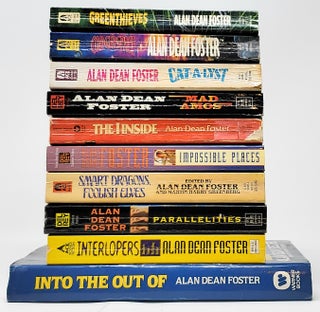 Item #9197 [Lot of 10 True First Editions by Alan Dean Foster] Impossible Places; Smart Dragons,...