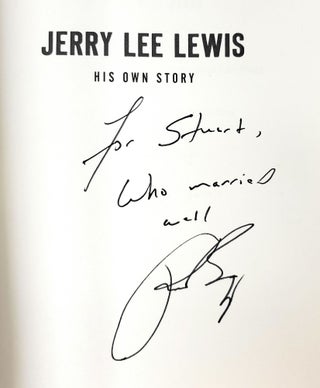 Jerry Lee Lewis: His Own Story SIGNED