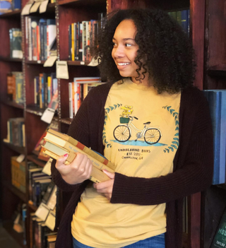 Underground Books Bicycle Tee in SMALL