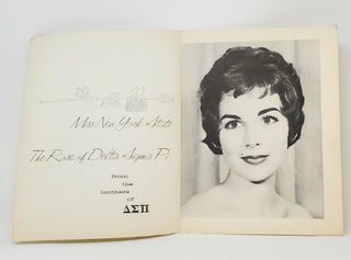 Pamphlet with Headshot of Miss New York State, Bonnie Jo Marquis [1960 Ephemera]