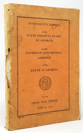 Item #9477 Fourteenth Report of the State Highway Board of Georgia to the Governor and General...