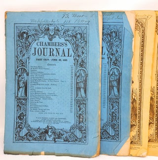 Chambers's Edinburgh Journal, Weekly Periodical Magazine [12 Assorted Issues from 1863-1875]