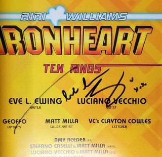 Ironheart Vol. 1: Those With Courage; Ironheart Vol. 2: Ten Rings (2 Volume Set) SIGNED